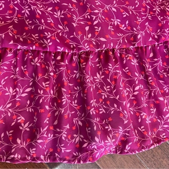 Old Navy Georgette ruffle swing dress size large NWT - Picture 8 of 13